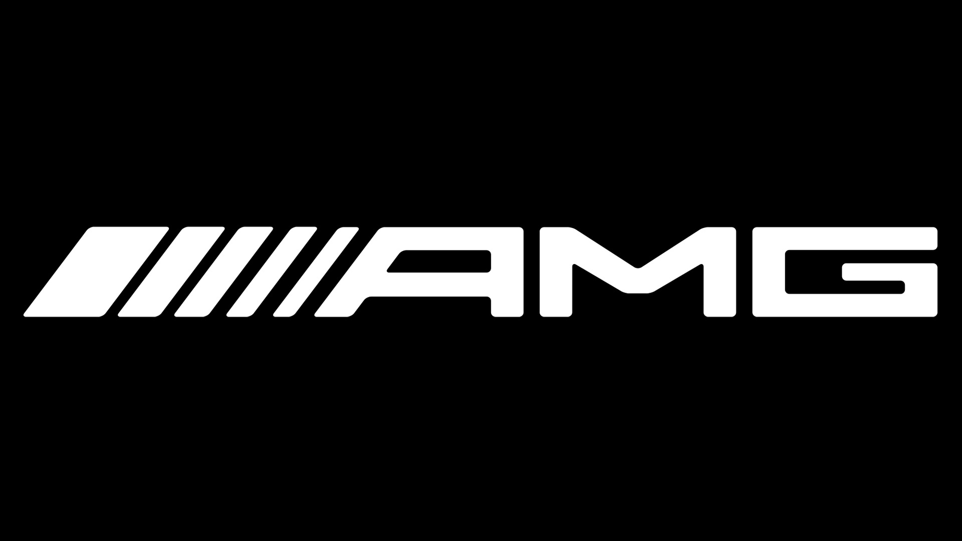 White Amg Logo